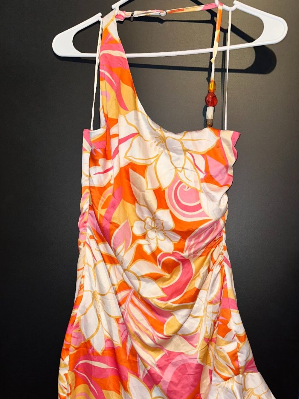 Size Small Cambodian Style Side Ruffled Dress